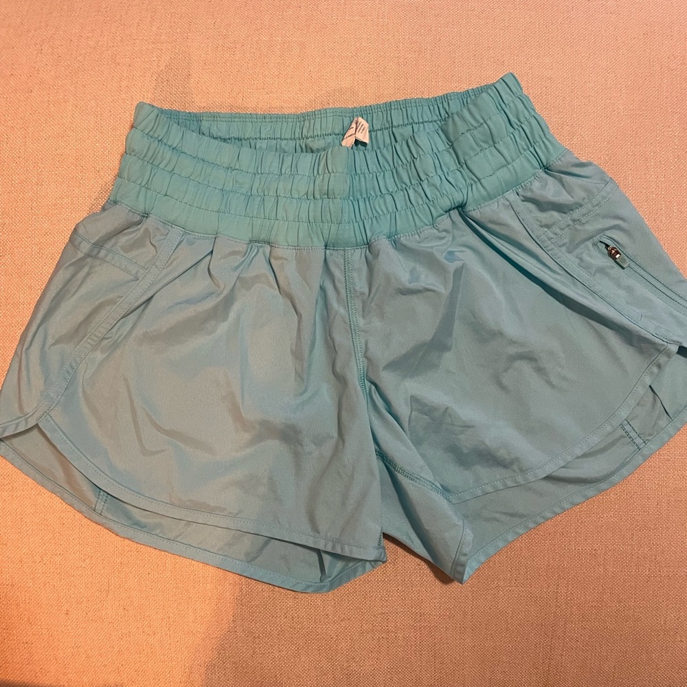 Lululemon shorts, teal green/blue, size 10